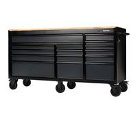 Bunker ® 15 Drawer Workbench Roller Tool Cabinet 72in Grey Pk 1 27242