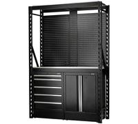 Bunker 15 Piece Modular Storage Combo 2 Tier Racking with Stainless Steel Shelvi