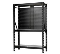 BUNKER 17 pc Modular 3 Tier Racking with Stainless Steel Shelving 1500mm 27922