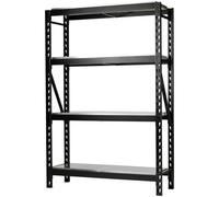 Bunker 18 Piece Modular 4 Tier Racking with Stainless Steel Shelving, 1500mm