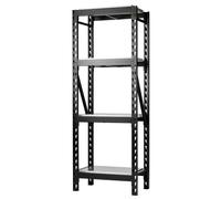 Bunker 21 Piece Modular 4 Tier Racking With Stainless Steel Shelving 750Mm 32486