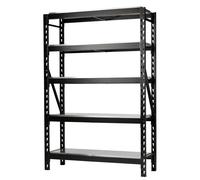 BUNKER& 22 Piece Modular 5 Tier Racking with Stainless Steel Shelving 1500mm 279
