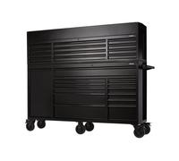 BUNKER® Combined Roller Cabinet & Tool Chest - 25 Drawer, 72", Black
