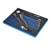 Bunker 27 Piece Spanner and Inspection Tool Set in EVA Foam Inlay