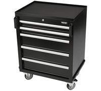 BUNKER® 29792 Modular 5 Drawer Mobile Cabinet 646 x 458mm Black