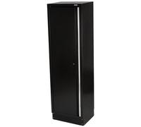 BUNKER® 33165 Modular Tall Single Door Floor Cabinet 600 x 458mm Black