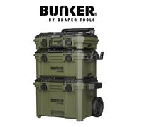 Bunker Draper 9 Piece Load-Up Stacking Wheeled Mobile Toolbox System Case,31644