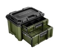 BUNKER Load-Up 2 Drawer Tool Box - Stacking Tool Storage Chest - 570mm
