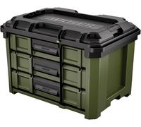 BUNKER Load-Up 3 Drawer Stacking Auto Locking Extra Deep Tool Box, 29441