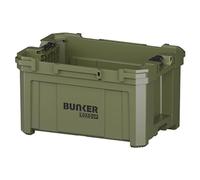 BUNKER Load-Up Stacking Tool Crate - Large Modular Storage Box with Side Rails, Heavy-Duty Polypropylene, Interlocking Design - Compatible with BUNKER Load-Up System, 285mm