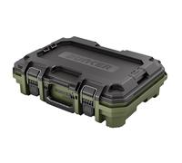 BUNKER® Load-Up Stacking Tool Box 100mm, Heavy-Duty Green & Black Storage,