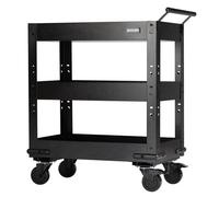 BUNKER Modular 3 Tier Trolley with Pull Handle W 714 x H 851 x D 410mm 23643