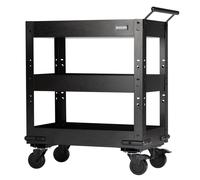 BUNKER Modular 3 Tier Trolley with Pull Handle W 714 x H 851 x D 410mm 23643