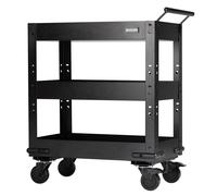 BUNKER 23643 Modular 3 Tier Trolley with Pull Handle, 714mm