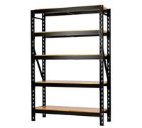 BUNKER® Modular 5 Tier Racking with Hardwood Shelving 1500mm (22 Piece)