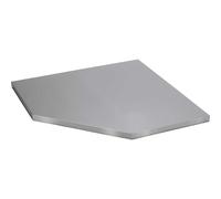 Bunker Modular Stainless Steel Worktop for Corner Cabinet 0.86m
