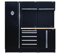 Bunker 11 Piece Hardwood Worktop Modular Storage System