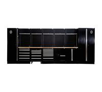 BUNKER Modular Storage Combo with Hardwood Worktop (25 Piece)