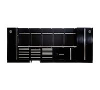 BUNKER Modular Storage Combo with Stainless Steel Worktop (25 Piece)