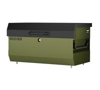 BUNKER® T1 Heavy-Duty Steel Tool Storage Box - Lockable Van Vault with Gas Strut Lid, Compatible AirTag Holder, Secure Fixings - Sold Secure & Secured by Design Certified - On-Site or Vehicle Use