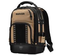 BUNKER x Velocity Tool Backpack, 31 Pockets, 900D Waterproof Nylon, Rigid Polypropylene Base, Marine-Grade Rivets, Tape Loop, Heavy Duty Tool Storage Backpack
