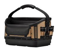 BUNKER x Velocity Open Tote Tool Bag, 25 Pockets, 900D Nylon, Rigid Base, StrapX