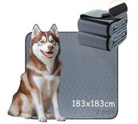 Bunlitent Washable Pee Pads 2 Pack, 183x183 cm, Reusable Pee Pads for Dogs, Puppy Pads Washable with Quick Dry, Anti-Slip Dog Pee Pads, Whelping Pads, Dog Carpet