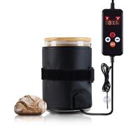Bunmery Sourdough Starter Warmer Wrap, Sourdough Starter Jar Heat Wrap, Sourdough Heating Warming Mat with Temperature Control(41-113℉) & 24H Timer, Dough Bread Warmer for Kitchen Baking Fermentation