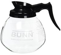 BUNN 12 Cup Standard Decanter Coffee Pot, Clear/Black
