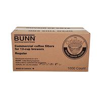 BUNN 1M5002 Commercial Coffee Filters, 12-Cup Size (Case of 1000)