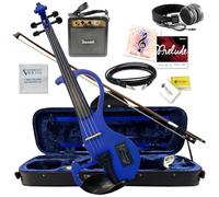 Bunnel EDGE Electric Violin Outfit Bombshell Blue Amp Included