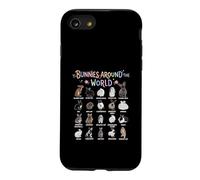 Bunnies Around The World Rabbit Breeds Chart Pet Animal Case for iPhone SE (2020) / 7/8