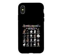 Bunnies Around The World Rabbit Breeds Chart Pet Animal Case for iPhone X/XS