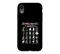 Bunnies Around The World Rabbit Breeds Chart Pet Animal Case for iPhone XR