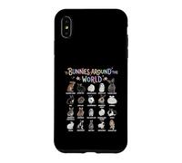 Bunnies Around The World Rabbit Breeds Chart Pet Animal Case for iPhone XS Max