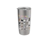 Bunnies Around The World Rabbit Breeds Chart Pet Animal Stainless Steel Insulated Tumbler