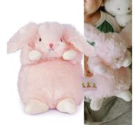 BUNNIES BY THE BAY Pink Bunny from Wee Friends Petal | Little Pink Bunny Teddy | Super Soft Fur | 18cm Tall | Baby Soft Toy | the Perfect First Baby Plush Gift