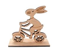 Bunnies, Easter Statue with Floral | Small Rabbit Figurines for Desk Sculpture | For Shelf Desk Stores Bedroom Living Room Cabinets Sill Hallway Garden Porch