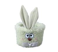 Bunnies Easters Buckets With Long Plush Ear Easters Eggs Baskets Party Decors Candy Bowl Basket Bunnies Buckets With Long Plush Ear