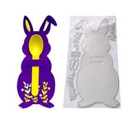 Bunnies Shape Die Cut Scrapbooking Cutting Dies Templates for Scrapbooking Journal Packaging Photo Album Embellishment Die Cut