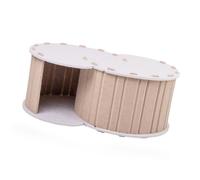 Bunnies Tunnel Indoor Cats Hideaways Kittens Play Tube Pet Tunnel Felted Cats Bed For Easy Storage Gray Bunnies Tunnel