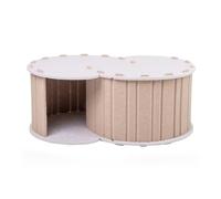 Bunnies Tunnel Indoor Cats Hideaways Kittens Play Tube Pet Tunnel Felted Cats Bed For Easy Storage Gray Cave Felted
