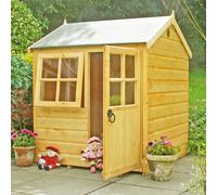 Bunny 3' 8" x 3' 10" Apex Children's Playhouse - Premium Dip Treated Shiplap