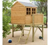 Bunny 3' 8" x 5' 11" Apex Children's Playhouse - Premium Dip Treated Shiplap