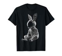 Bunny Astronaut Print Motif Fantasy Animal Space Hare T-Shirt