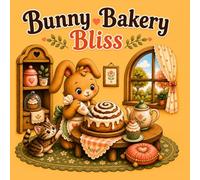 Bunny Bakery Bliss: Cute and Cozy Bakery Coloring Book for Adults (A Bold and Easy Coloring Book)