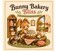 Bunny Bakery Bliss: Cute and Cozy Bakery Coloring Book for Adults (Cute and Cozy Animal Coloring Book)