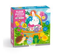 Bunny Basket 25 Piece Floor Puzzle with Shaped Pieces
