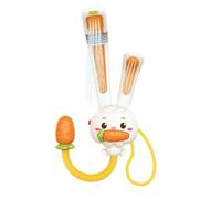 Bunny Bath Sprinkler Pal - 17x14x69cm Abs, Splash Joy, Nursery Wash Washroom Resort Travel | Playroom Backyard Garden Hotel Daycare Home Water Fun Bubble Foam Rinse Move Laughter Soothing