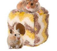 Bunny Bed - Enclosed Soft Cute Nest,Plush Hamster Cage Accessories Sleeping Bed | for Ferret Mice Birds Hedgehog Golden Bear Squirrel Home Living Room Indoor Outdoor Cage